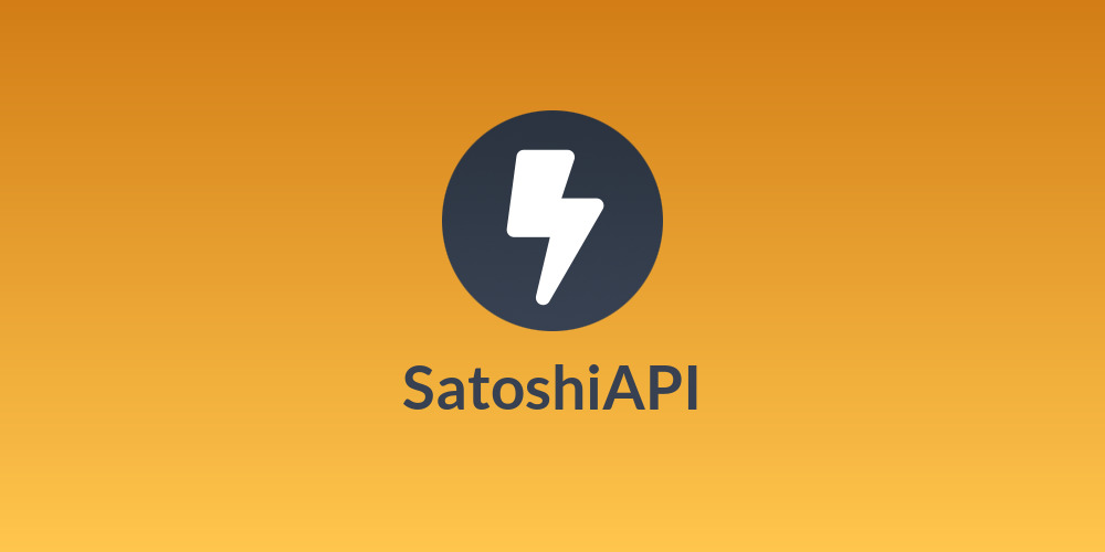 SatoshiAPI