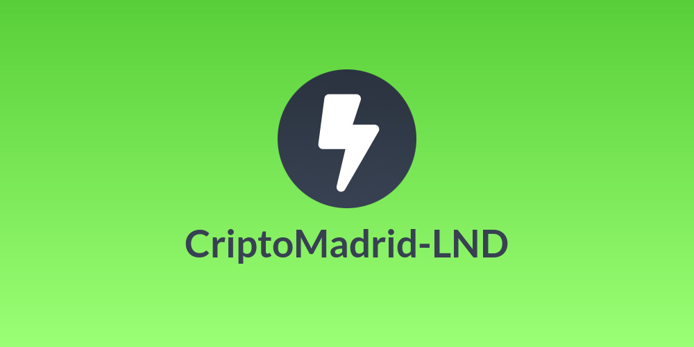 CriptoMadrid-LND
