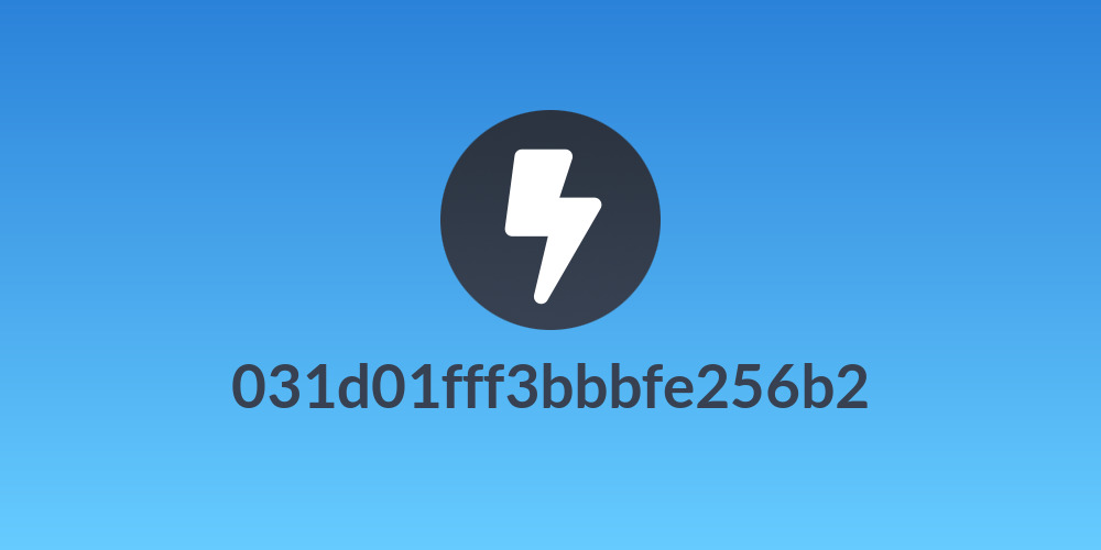 031d01fff3bbbfe256b2