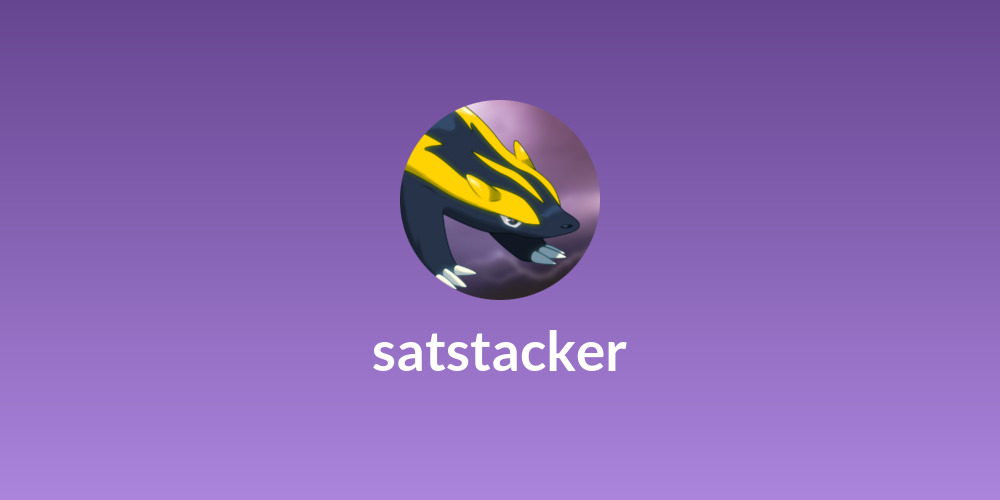 ⚡satstacker⚡