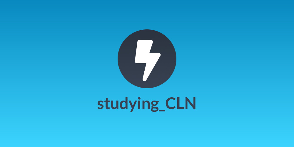 studying_CLN