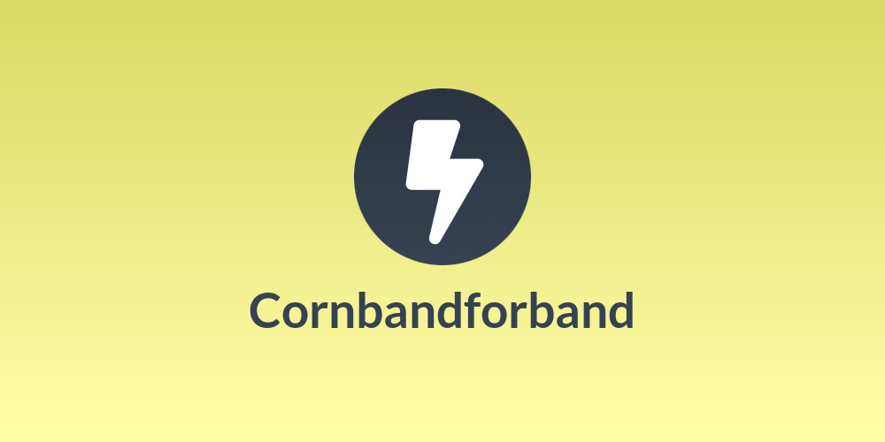 Corn🌽bandforband