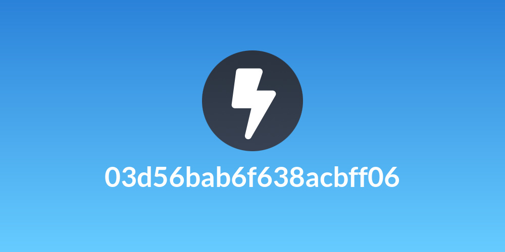 03d56bab6f638acbff06