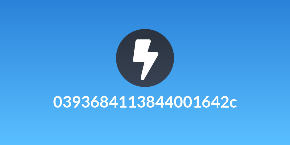 0393684113844001642c