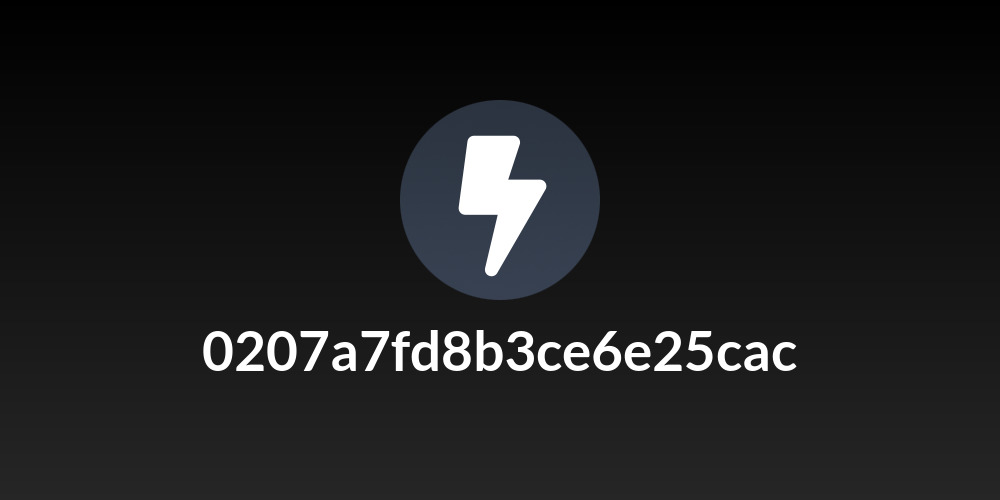 0207a7fd8b3ce6e25cac