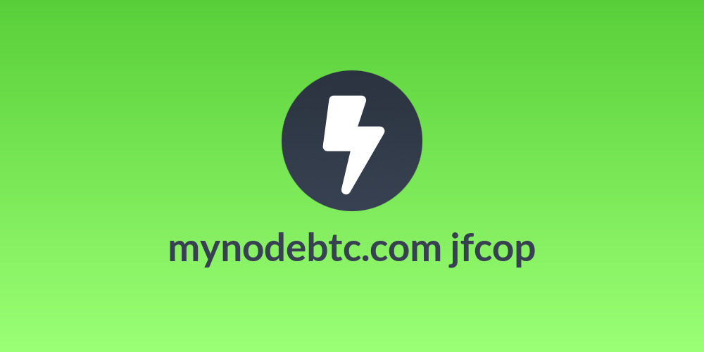 mynodebtc.com jfcop