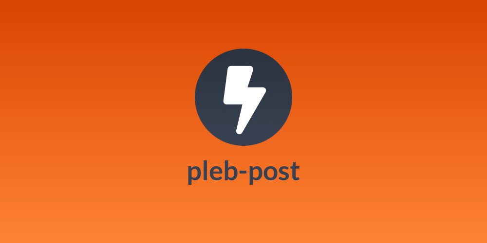 pleb-post
