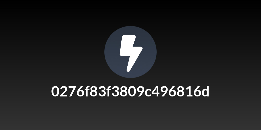 0276f83f3809c496816d