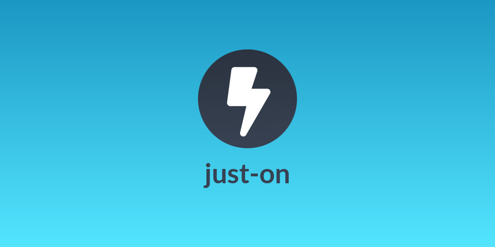 just-on