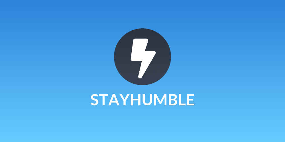 STAYHUMBLE