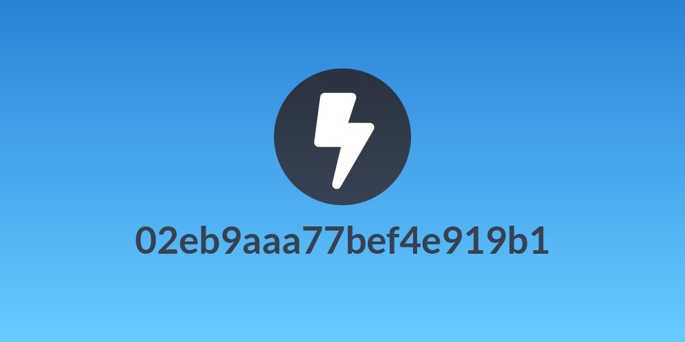 02eb9aaa77bef4e919b1