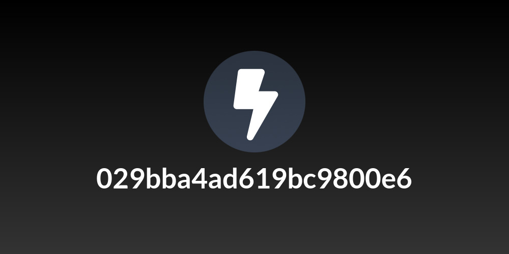 029bba4ad619bc9800e6
