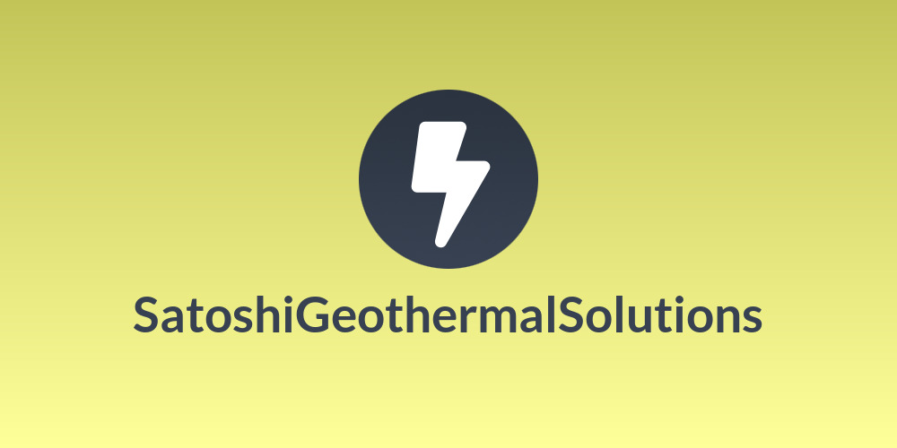 SatoshiGeothermalSolutions