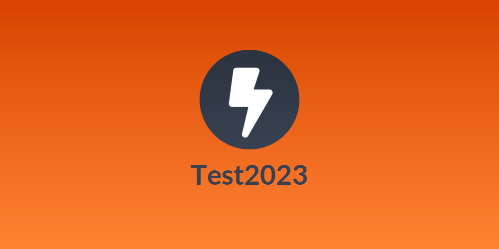 Test2023