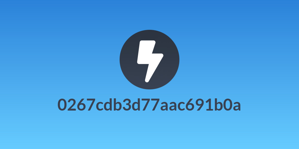 0267cdb3d77aac691b0a