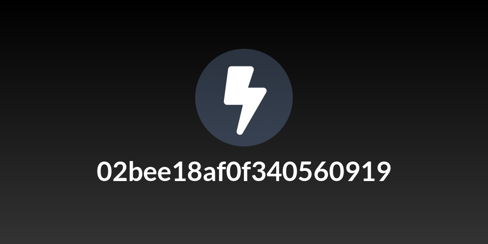 02bee18af0f340560919