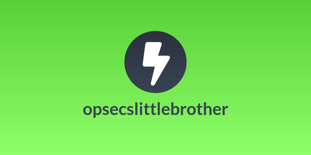 opsecslittlebrother