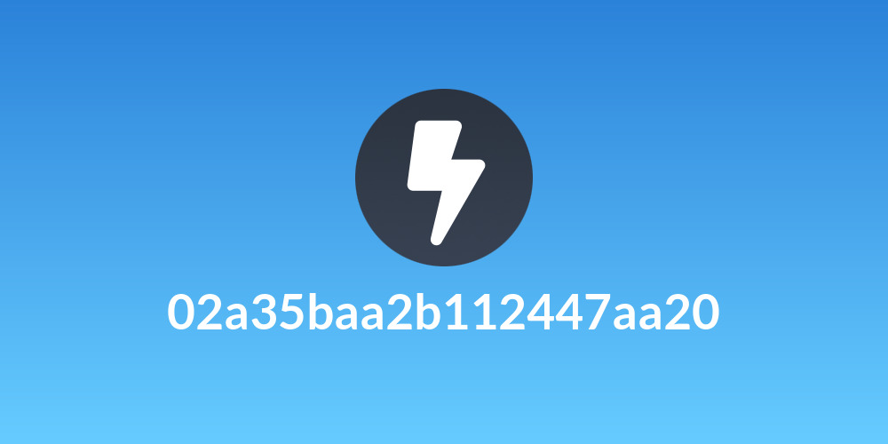 02a35baa2b112447aa20