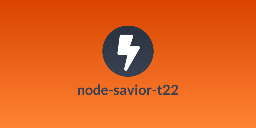 node-savior-t22