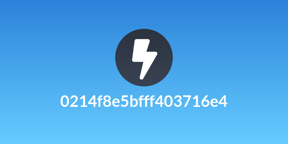 0214f8e5bfff403716e4