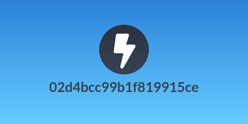 02d4bcc99b1f819915ce