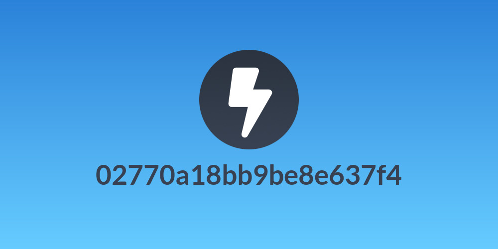 02770a18bb9be8e637f4