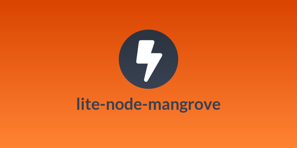 lite-node-mangrove