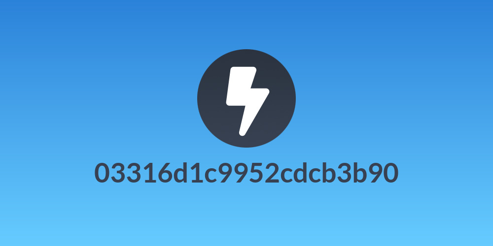 03316d1c9952cdcb3b90