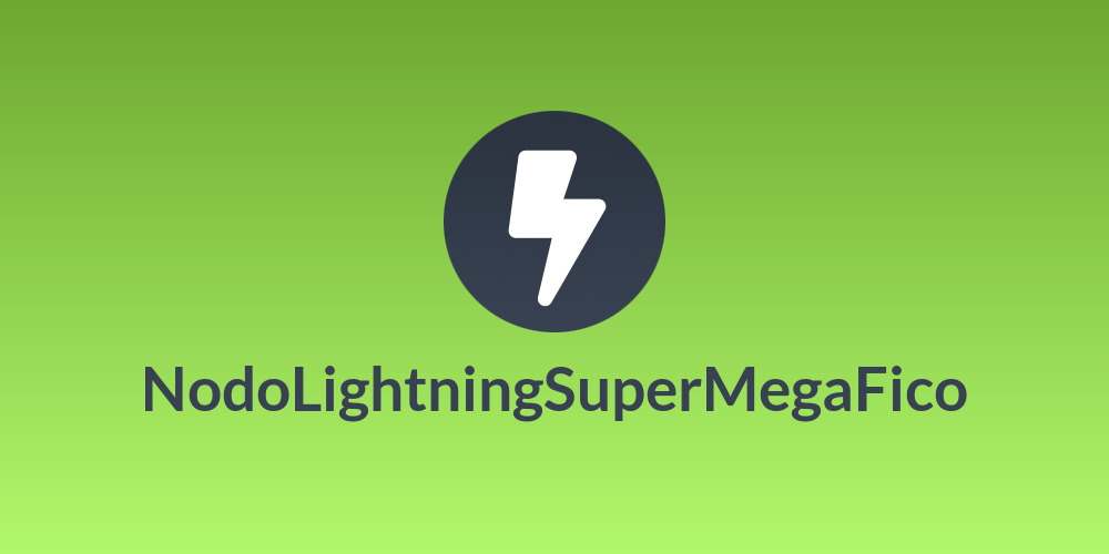 NodoLightningSuperMegaFico