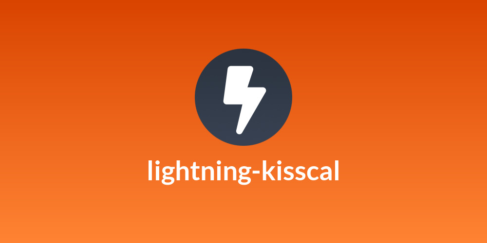 lightning-kisscal