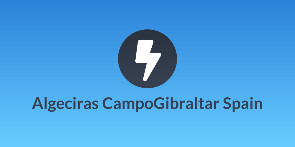 Algeciras CampoGibraltar Spain