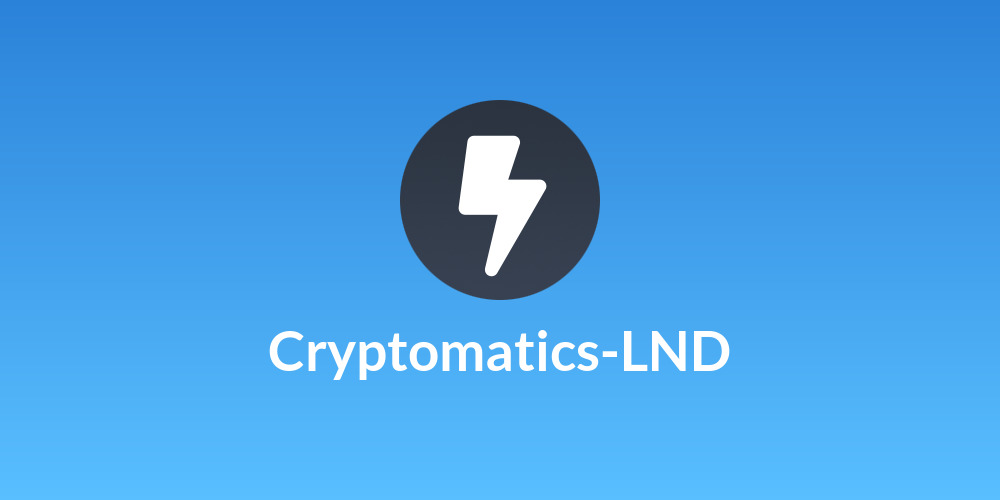Cryptomatics-LND
