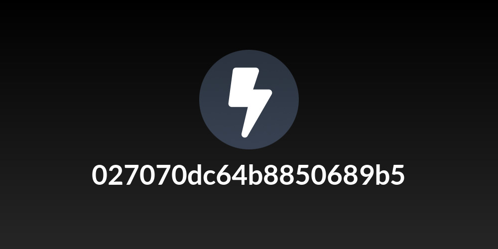 027070dc64b8850689b5