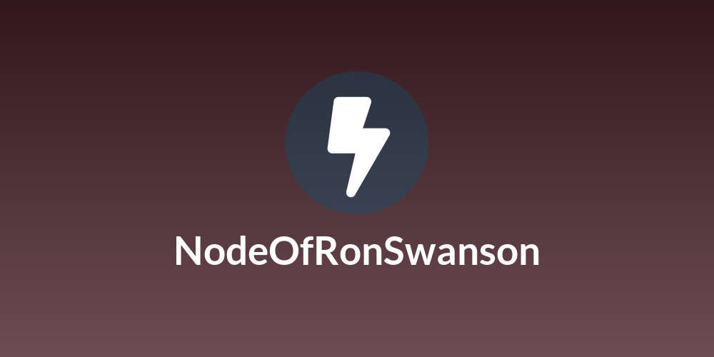 NodeOfRonSwanson