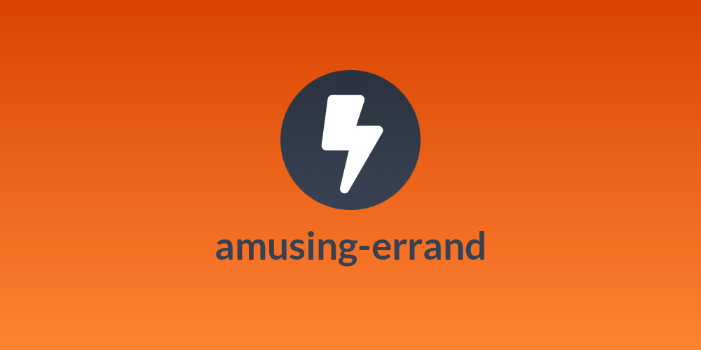 amusing-errand