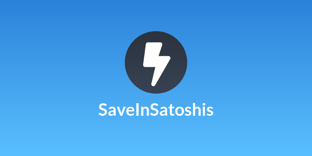 SaveInSatoshis