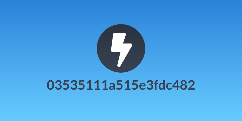 03535111a515e3fdc482