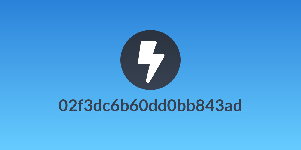 02f3dc6b60dd0bb843ad