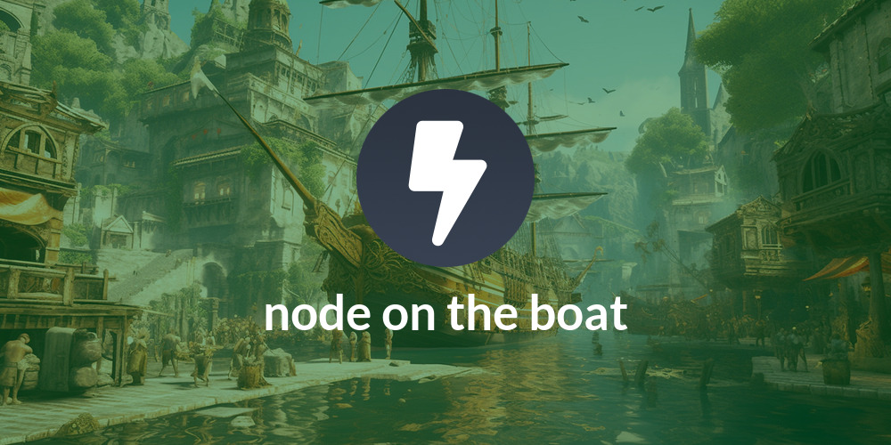node on the boat⛵