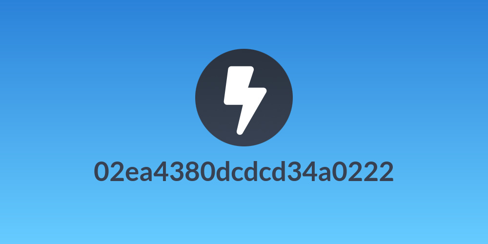 02ea4380dcdcd34a0222
