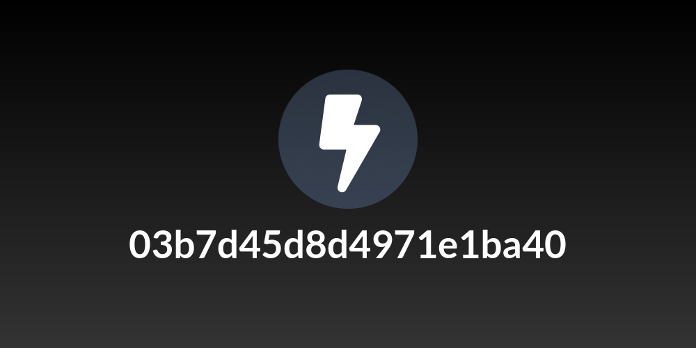 03b7d45d8d4971e1ba40