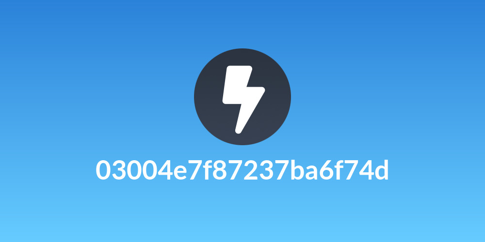 03004e7f87237ba6f74d
