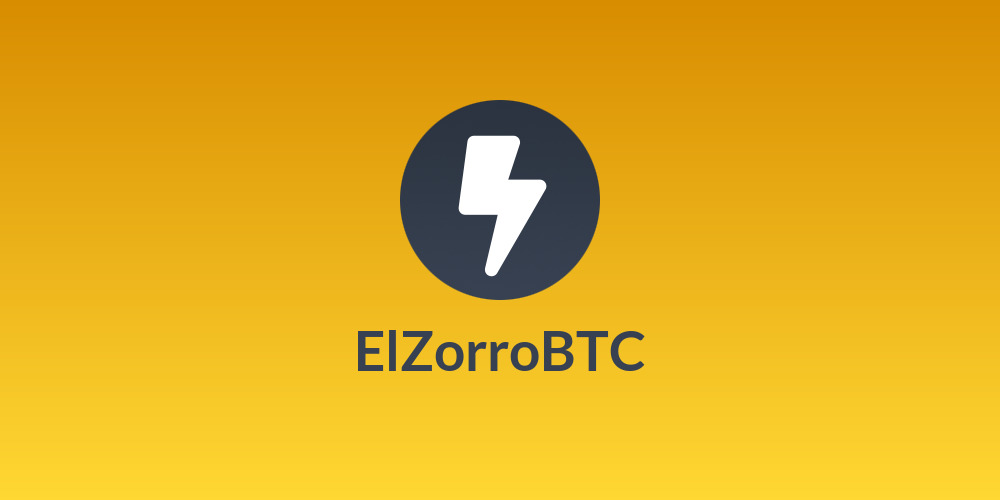 ElZorroBTC⚡🦊