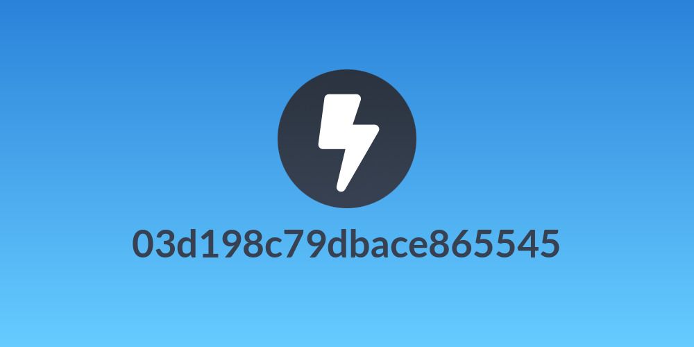 03d198c79dbace865545