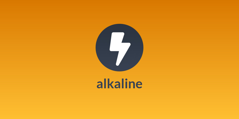 alkaline