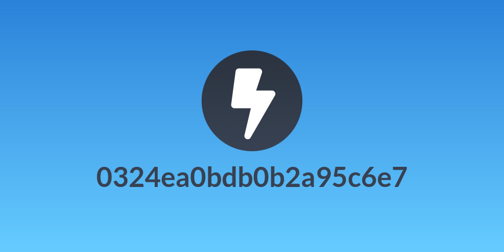 0324ea0bdb0b2a95c6e7