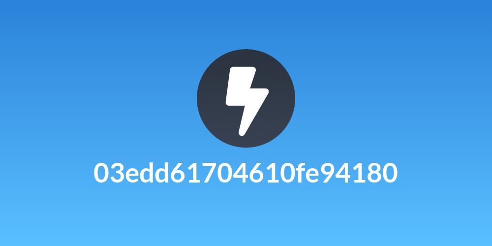 03edd61704610fe94180