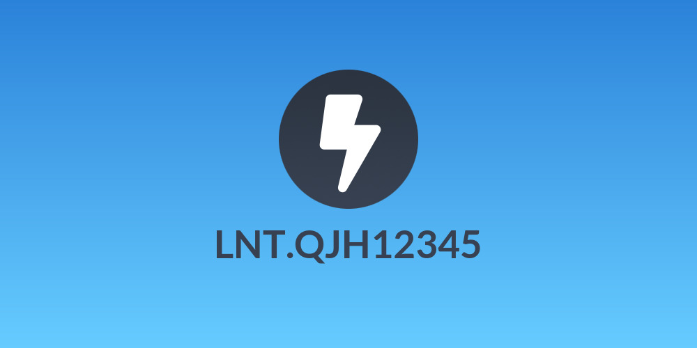LNT.QJH12345