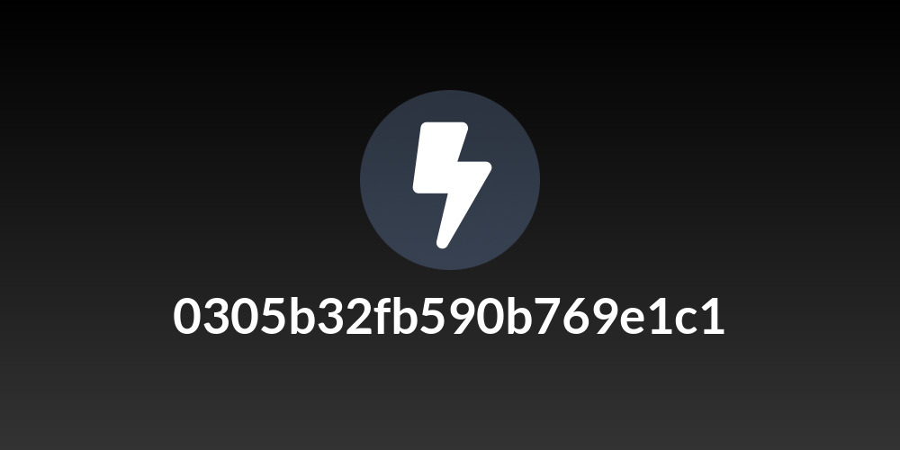 0305b32fb590b769e1c1