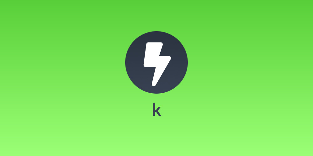 k